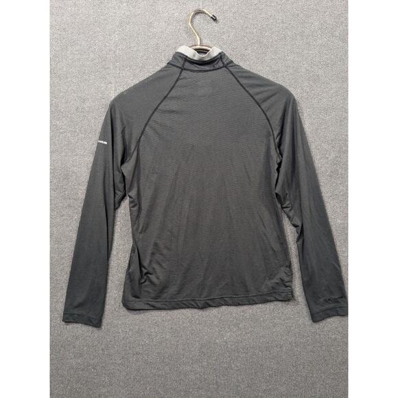 Columbia Titanium Pullover Womens Medium 1/4 Zip Mock Neck Lightweight Black - Picture 5 of 12